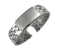 SRTYDCUR Bracelet de montre incurvé en acier inoxydable 19 mm/20 mm, compatible avec les bracelets Tissot T17, T114, Prc-200, .417, T055, T014, for hommes et femmes(19mm)