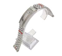 SRTYDCUR Bracelet de montre Jubilee 904L compatible avec Rolex Sub GMT Yacht Daytona 20 mm, bracelet de luxe, pièces de rechange