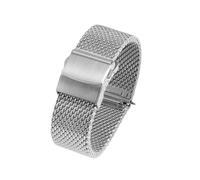 SRTYDCUR Bracelet de montre milanais en métal, épaisseur 3 mm, en acier inoxydable, 18 mm, 20 mm, 22 mm, à dégagement rapide, compatible avec les bracelets IWC de 1,0 mm.(18mm)