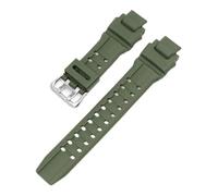 SRTYDCUR Bracelet de montre sport en silicone TPU for hommes, compatible avec Casio G-Shock GW-4000 GA-1000 GW-A1000 GW-A1100 G-1400(Army green)