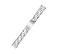 SRTYDCUR Bracelet de montre universel 12 mm, 14 mm, 18 mm, 20 mm, argent, or, acier inoxydable, boucle déployante, bracelet en métal for hommes et femmes(Silver,18mm)