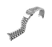 SRTYDCUR Bracelet de plongée en acier inoxydable 3 styles 22 mm, compatible avec les montres Casio Duro MDV107-1A MDV106-1A, pièces rechange(Silver 5)