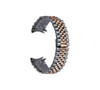 SRTYDCUR Bracelet de rechange en acier inoxydable 316L 20 mm, maillons à vis solides et incurvés, compatible avec les montres Datejust Rolex President(GREEN BLUE,19mm)