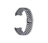 SRTYDCUR Bracelet de rechange en acier inoxydable 316L 20 mm, maillons à vis solides et incurvés, compatible avec les montres Datejust Rolex President(Silver,19mm)