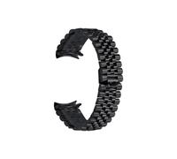 SRTYDCUR Bracelet de rechange en acier inoxydable 316L 20 mm, maillons à vis solides et incurvés, compatible avec les montres Datejust Rolex President(Black,20mm)