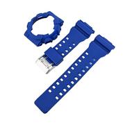 SRTYDCUR Bracelet de rechange en caoutchouc et silicone mat for montre Casio G-Shock GA-100, GA-110, GA-120, GA-140, GD-100, GAX-100, GLS-100(Dark blur)
