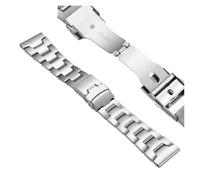 SRTYDCUR Bracelet en métal 23 mm compatible avec les bracelets de montre Casio PROTREK PRT-B50/B70 PRW-35/60/61Y, acier inoxydable, PRW-30 PRW-51Y(Silver)