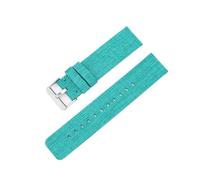 SRTYDCUR Bracelet en nylon compatible avec Samsung Galaxy Watch 6 5 4 Classic 40 44 mm, bracelet connecté toile tissée compatible Huawei GT(Green,16mm)