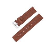 SRTYDCUR Bracelet en nylon compatible avec Samsung Galaxy Watch 6 5 4 Classic 40 44 mm, bracelet connecté toile tissée compatible Huawei GT(Brown,18mm)