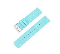 SRTYDCUR Bracelet en nylon compatible avec Samsung Galaxy Watch 6 5 4 Classic 40 44 mm, bracelet connecté toile tissée compatible Huawei GT(Blue,16mm)