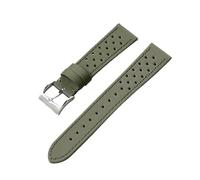 SRTYDCUR Bracelets de montre en nylon qualité supérieure 18 mm, 20, 22, compatibles avec Seiko, Oris, Omega, bracelet plongée étanche à dégagement rapide(Green,18mm)