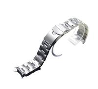SRTYDCUR Compatible avec les bracelets Seiko en acier inoxydable massif 20 mm et 22 for hommes, compatible Srpd SKX007/Skx009 SRPD63K1 à extrémité incurvée(C,22mm)