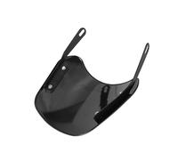 SRTYDCUR Déflecteur de Vent Universel for Pare-Brise de Phare de Moto de 6,5 à 9,45 Pouces, Compatible avec Harley(Black)