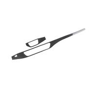 SRTYDCUR Garniture de Panneau de Commande Centrale des phares de Voiture, Accessoires de décoration de Tableau de Bord, Autocollant en Fibre de Carbone, Compatible avec Audi A4 B9 2017-2022(A LHD)