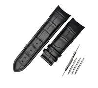 SRTYDCUR Genuine Calf Leather Watchband Watch Band Strap Compatible With Tissot COUTURIER T035 T035617 627 T035439 Watch Band(Black NO Buckle,23mm)