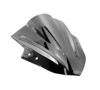 SRTYDCUR Pare-Brise Moto Double Bulle Compatible avec Kawasaki Ninja 300 250 2013-2017 et ZX300 EX300R 2013 2014 2015 2016 2017(Dark Grey)