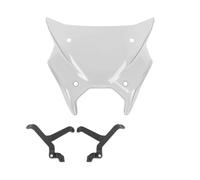 SRTYDCUR Pare-Brise Touring Compatible avec Yamaha MT09 MT 09 SP Y-AMT 2024 2025 Déflecteur de Vent à Double Bulle for Moto(Transparent)