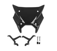 SRTYDCUR Pare-Brise Touring Compatible avec Yamaha MT09 MT 09 SP Y-AMT 2024 2025 Déflecteur de Vent à Double Bulle for Moto(Black)