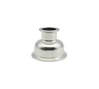 SRTYDCUR Réducteur de cuve Tri Clamp en acier inoxydable 304 - Hémisphérique à faible résistance for raccords de brassage amateur de boissons de 50,5 à 119 mm (1,5" à 4")(1.5inchx3inch)