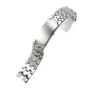 SRTYDCUR Watch Accessories Band Compatible With Omega Seamaster 300 Ocean Universe 600 Observatory Solid Stainless 316L Steel Watch Straps 18mm 20mm(9 bead silver,22mm)