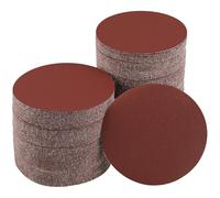Sruhrak 100 Pièces Disque de Ponçage 220 Grain, 125 mm Disques Abrasifs à Sans Trous de Papier Poncer pour Ponceuse Excentrique