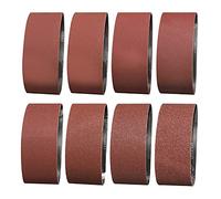 Sruhrak Bande Abrasive 75X457 mm- Grains 1 X 40/60 & 2 X 80/120/180/240/320/400 Bande de Ponceuse pour le Ponçage, le Polissage et le Dépoussiérage, Idéale pour le Bois (14 Pièces)