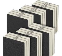 Sruhrak Éponge Abrasive Grain Mitex, Lot de 18, Cale a Poncer Souples et Flexibles pour Usage à Sec ou à l'eau, pour Éliminer Rayures et Saletés sur Murs en Plâtre, Bois et Métal