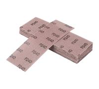Sruhrak Filet Bande Abrasive 80 X 230mm，25 Pièces Grille Abrasive Professionnelle Avec Grain P240, Pour Ponçage Manuel, Ponceuse Orbitale Et Bloc De Ponçage Manuel