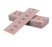 Sruhrak Filet Bande Abrasive 80 X 230mm，25 Pièces Grille Abrasive Professionnelle Avec Grain P80, Pour Ponçage Manuel, Ponceuse Orbitale Et Bloc De Ponçage Manuel