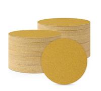 Sruhrak Lot de 90 Disques à Ponçage 125mm Grain 80, Disques Abrasifs Sans Trou à Dos Auto-Agriffant pour Ponceuse Orbitale Aléatoire 125mm, Pour Poncer Ruste et Mastic