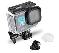 SRUIM Étui étanche pour GoPro Hero 13 12 11 10 9 Accessoires de plongée sous-marine 50 m Coque de protection pour caméra d'action Go Pro Hero12 avec support Accessoires