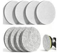 SRunDe 8 Pièces Disque a Polir 125mm pour Ponceuse Feutre Tampon Polissage