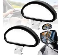 Srup 2 Pcs Retroviseur Conduite Accompagnée, Mirror Universel Angle Mort, Rétroviseur Universel à Angle Mort, Rétroviseur auxiliaire, pour Tous Les Voitures