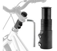 Srup Réglable Rallonge Potence Velo en Alliage, Potence de Guidon Fourche Extenseur, Rallonge Potence VTT Fourche, pour Vélo, Convient à l'adaptateur de Hauteur de Vélo