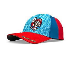 SRV Hub Casquette de baseball confortable Super Mario, chapeau en coton doux et léger pour enfants, casquette rouge idéale pour les enfants