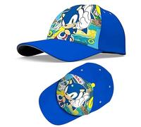 SRV Hub Casquette de baseball pour enfants, chapeau d'été en polyester avec protection solaire, casquette respirante pour enfants de 3 ans et plus | Usage quotidien en plein air, Sonic le hérisson
