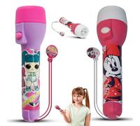 SRV Hub Lot de 2 veilleuses LED non toxiques, 16 cm, lampe de poche légère LOL surprise LOL pour le camping, Noël, facile à utiliser pour l'extérieur de 3 ans et plus