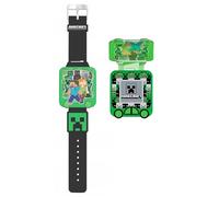 SRV Hub Minecraft Horloge numérique éducative - Montre intelligente LED pour garçons avec 5 jeux d'apprentissage amusants, minuteur, alarme, chronomètre, 10 cadrans d'horloge, bracelet en silicone