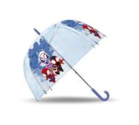SRV Hub Parapluie dôme en PVC pour enfants, parapluie confortable pour enfants, parapluie coupe-vent pour filles et garçons, garde les jeunes athlètes au sec et heureux de 3 à 7 ans, Marvel Spidey
