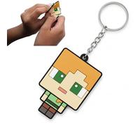 SRV Hub Porte-clés Minecraft en PVC souple