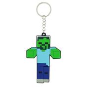 SRV Hub Porte-clés pour enfants, cadeaux de retour pour fête d'anniversaire d'enfants, porte-clés 2D en forme de figurine d'action, 1 porte-clés zombie, 14.5cm x 6cm (L x W)