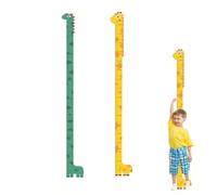Srvauyea 2 Pièces Toise pour Enfants, 180cm Diagramme de Croissance de BéBé, Bébé Toise Murale à Suspendre Règle, Autocollant Mural Toise pour Enfants, Diagramme Taille Enfants pour Garçons et Filles