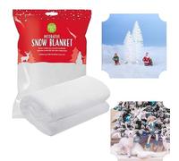SRVertex Couverture de neige artificielle de 70 cm, rouleaux de neige, feuilles de neige pour Noël, vacances, hiver, chemin de table, décoration d'hiver