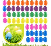 SRVertex - Lot de 54 œufs de Pâques à remplir, cadeau et décoration de Pâques pour la chasse des œufs, pour loisirs créatifs d’enfants, dimensions : 4,4 cm