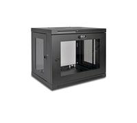 Eaton Rack mural SRW9UG 9U – Porte avant acrylique transparente – Noir