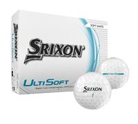 Srixon UltiSoft 5 - Balle de Golf Ultra Douce | Compression Faible pour Un Toucher Inégalé | Distance Maximale & Contrôle Amélioré | Noyau FastLayer | Aérodynamisme Avancé | Disponible en Blanc