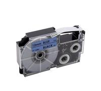 SRxBKC 1PCS XR 12WE Table Étiquette Compatible avec 12 mm XR 12yw Compatible avec KL 60 KL 60SR KL 120 Label Imprimante(Black on Blue)