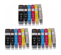 SRxBKC 3set CLI526 CLI 526 PGI525 PGI 525 Cartouches d'encre compatibles avec MG5150 MG5250 MG6150 MG8150 MX885 MG5350 IP4850 IX6550(3Set-6colors)