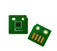 SRxBKC 4pcs Chips de Cartouche de Toner compatibles avec WC7535 WC7830 WC7855 7545 7835 WC7845 WC7525 006R01517 006R01520 006R01519 006R01518(4pcs Yellow)