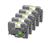 SRxBKC 5pk 10pk HSE231 Compatible avec HSE-211 221 241 251 631 611 621 Le Ruban enveloppe rétractable Fonctionne avec l'imprimante Thermique(11.7mm HSe631-5PK)